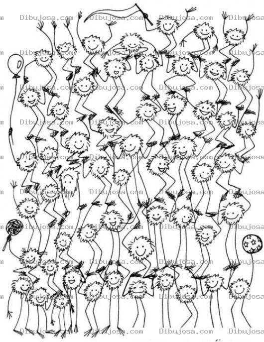 Dibujo para colorear Dibujo De Gentillales Para Pintar Y Colorear Un Gentillo