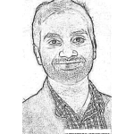Dibujo para colorear Aziz Ansari Colorin Pages