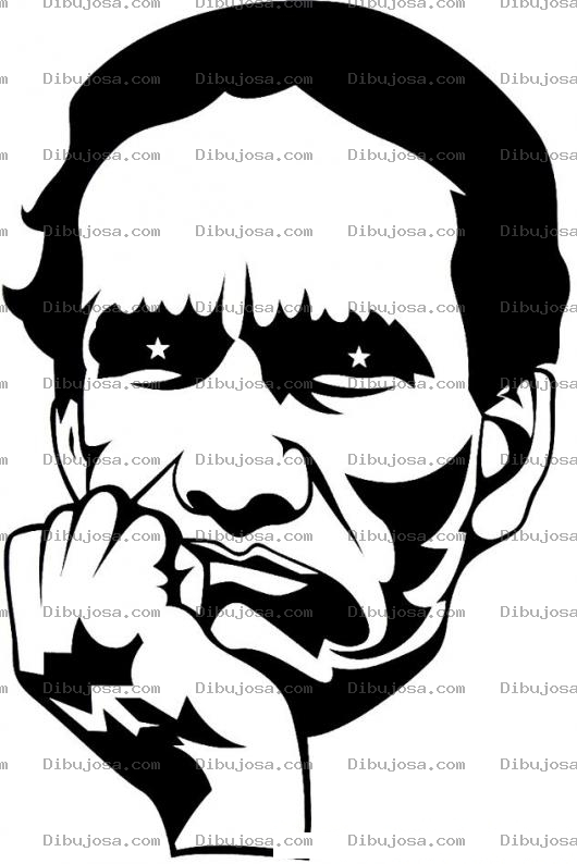 Dibujo para colorear Cesar Ballejo Aburrido Para Colorear Y Pintar