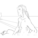 Dibujo para colorear Colorear Hmbre Peludo