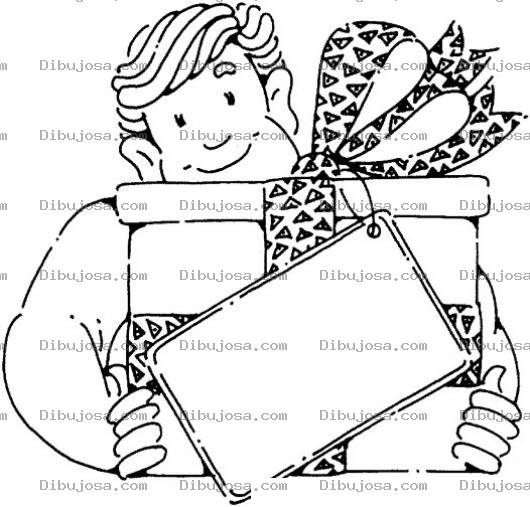 Dibujo para colorear Dia Del Padre Para Colorear Regalo De Papa