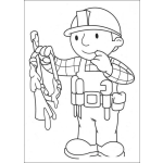 Dibujo para colorear Colorear a Bob el Constructor