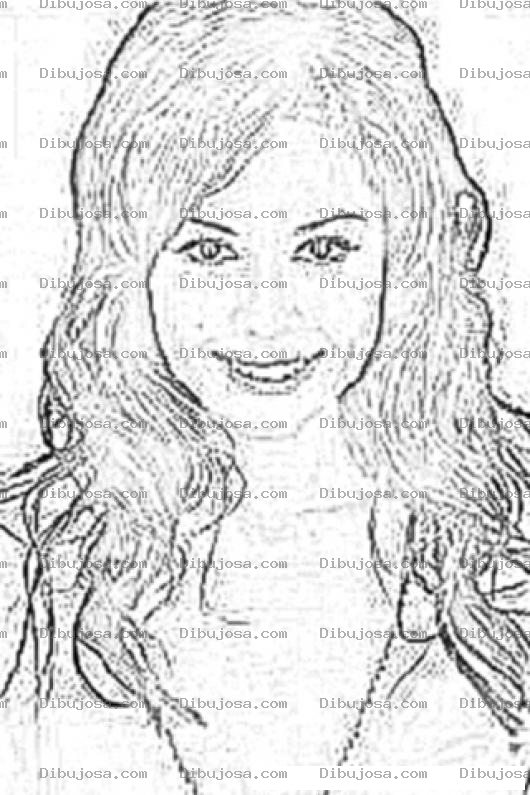 Dibujo para colorear Brooke Burke Coloring Page Para Colorear