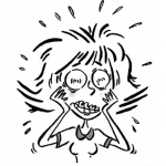 Dibujo para colorear Colorear Mujer Neurotica