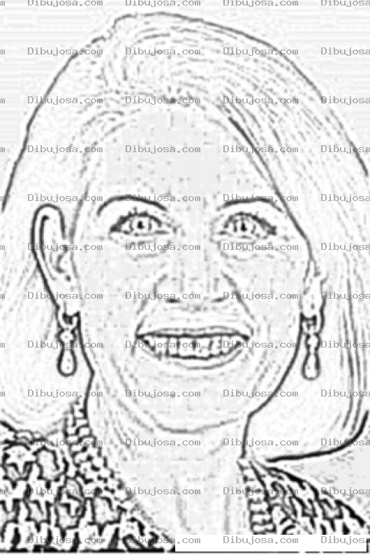 Dibujo para colorear Michele Bachmann Coloring Pages