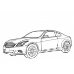 Dibujo para colorear Nissan Skyline Coloring Page