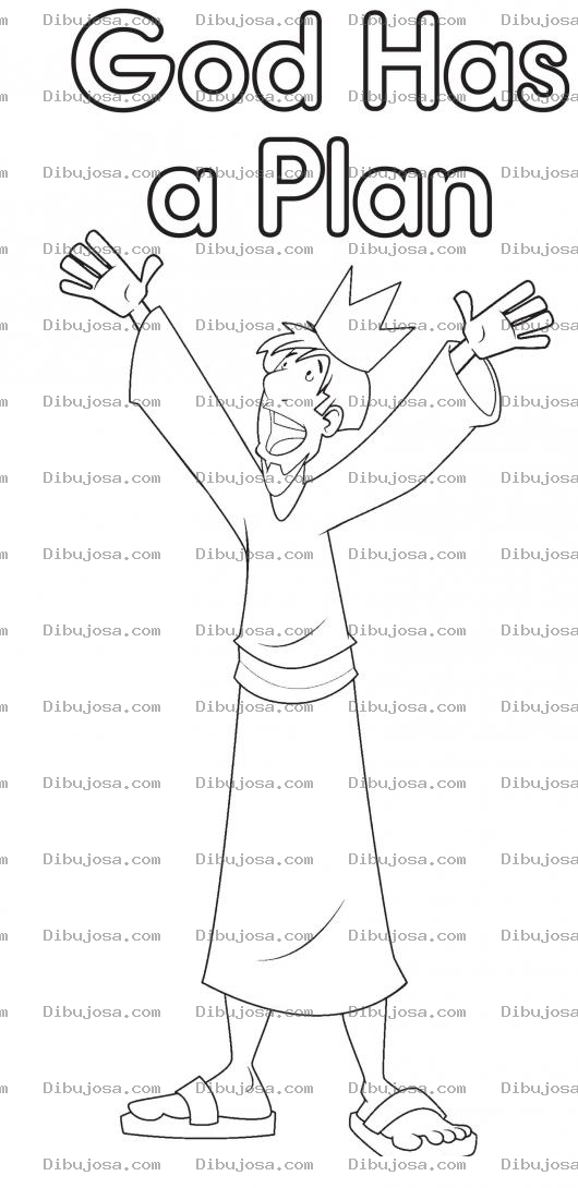 Dibujo para colorear Dios Tiene Un Plan Para Colorear