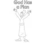 Dibujo para colorear Dios Tiene Un Plan Para Colorear