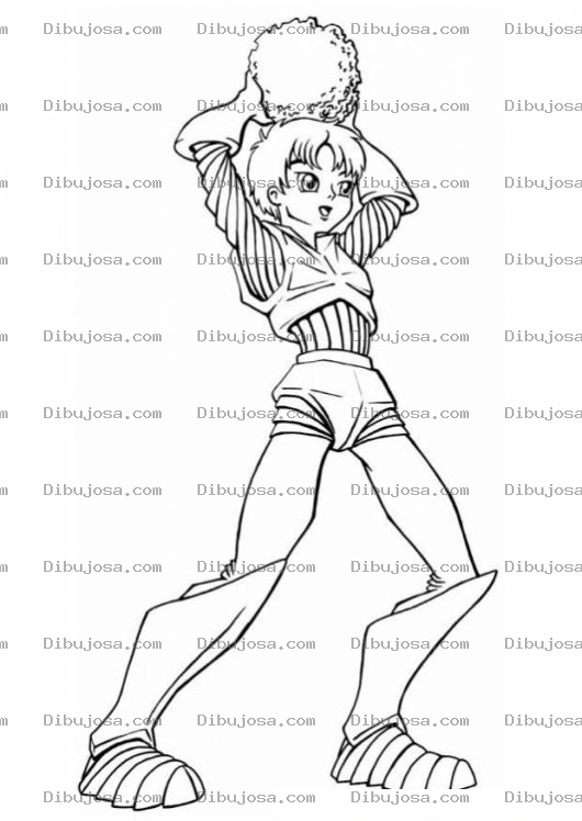 Dibujo para colorear Colorear Chico Manga