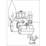 Dibujo para colorear La aplanadora de bob el constructor