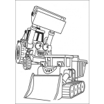 Dibujo para colorear Los camiones de bob el constructor
