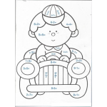 Dibujo para colorear Colorear Sumando