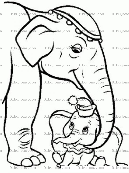 Dibujo para colorear Colorear Dumbo