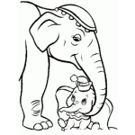 Dibujo para colorear Colorear Dumbo