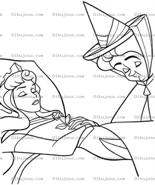 Dibujo para colorear La Princesa Encantada