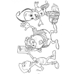 Dibujo para colorear Yimi Neutron Y Sus Amigos Para Colorear