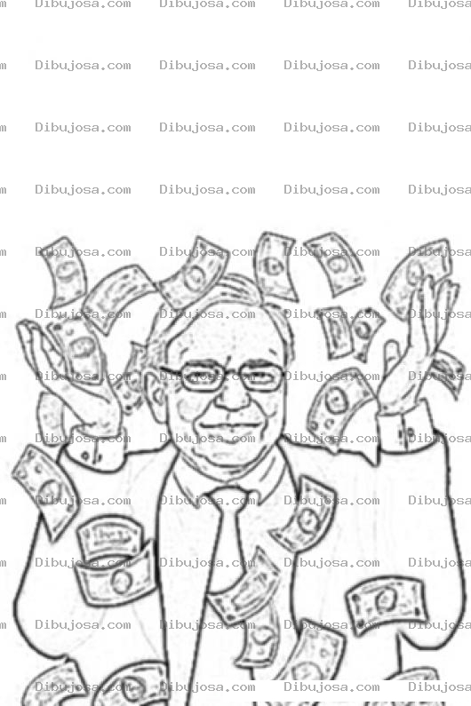 Dibujo para colorear Warren Buffet Coloring Page