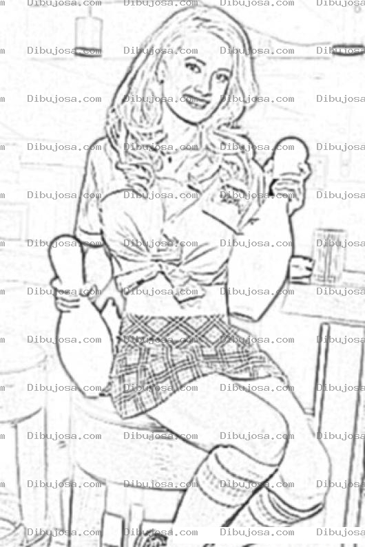 Dibujo para colorear Holly Madison Coloring Page