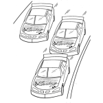 Dibujo para colorear Nascar News Coloring Page