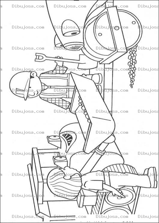 Dibujo para colorear Triturando piedrin