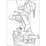 Dibujo para colorear Triturando piedrin