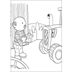 Dibujo para colorear El papa de Bob el constructor