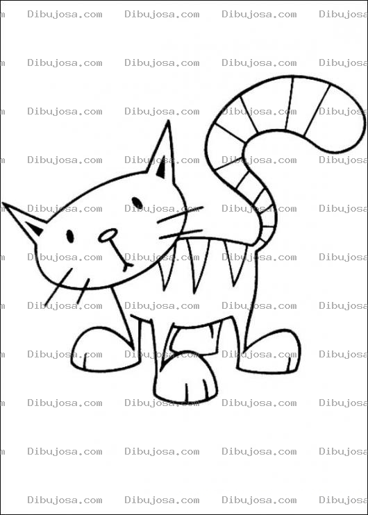 Dibujo para colorear Gato de Bob