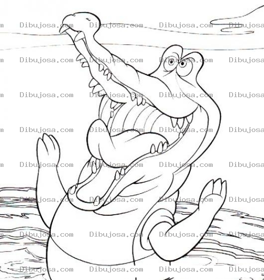 Dibujo para colorear Colorear Fauces De Cocodrilo