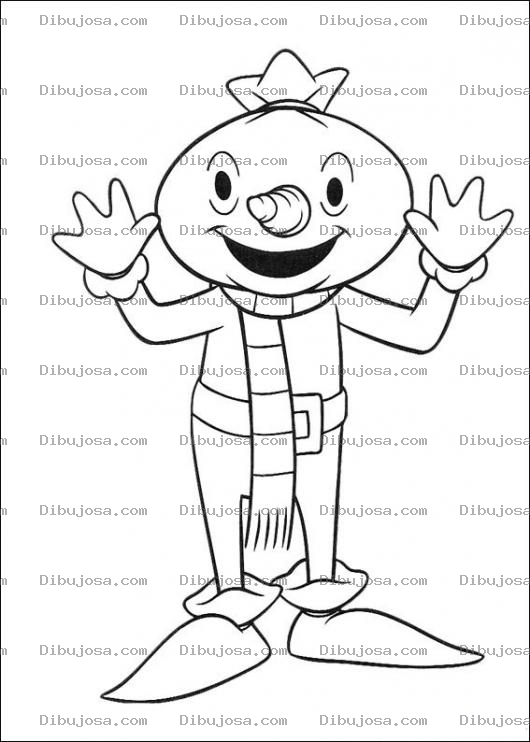 Dibujo para colorear Espanta pajaros de Bob