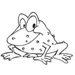 Dibujo para colorear Colorear Sapo Morronoso Con Berrugas Y Ronchas