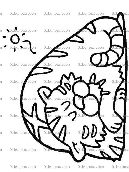 Dibujo para colorear Colorear Timbre Dormido