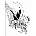 Dibujo para colorear Superman Volando veloz