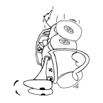 Dibujo para colorear Colorear Carro Asustado