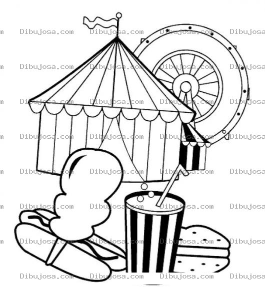 Dibujo para colorear Colorear Circo