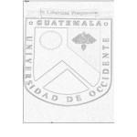 Dibujo para colorear Escudo De La Universidad De Occidente Guatemala Para Colorear