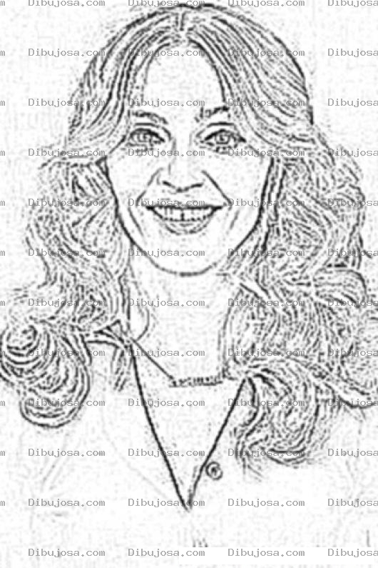 Dibujo para colorear Madonna Coloring Page