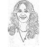 Dibujo para colorear Madonna Coloring Page