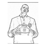 Dibujo para colorear Lebrob James Coloring Page Para Pintar Y Colorear