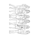 Dibujo para colorear Esposas De Hogares Realea De Beverly Hills Para Pintar Y Coloreae