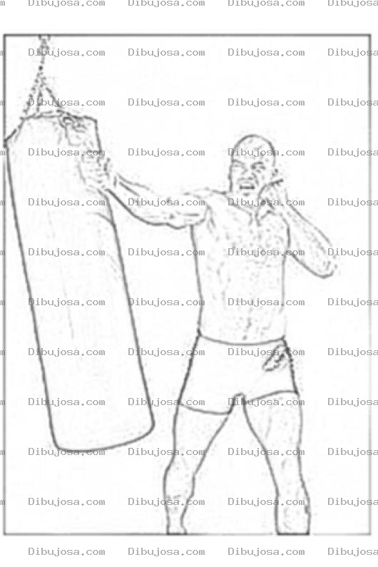 Dibujo para colorear BasRutten El Guapo Dibujo para Colorer Al Peleador De Kick Boxing Y Artes Marciales Mixtas Bas Rutten