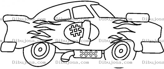 Dibujo para colorear Colorear Coche De Carreras