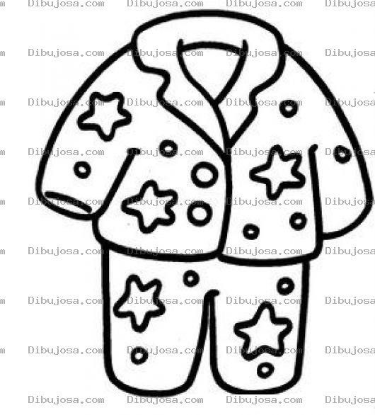 Dibujo para colorear Colorear Pijamita De Bebe