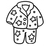 Dibujo para colorear Colorear Pijamita De Bebe