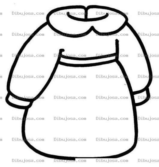 Dibujo para colorear Colorear Vestido De Nina