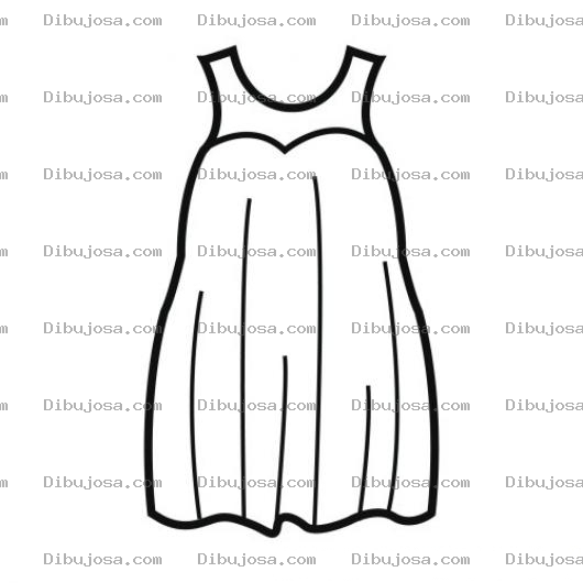 Dibujo para colorear Clorear Camison De Mujer