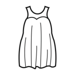 Dibujo para colorear Clorear Camison De Mujer