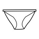 Dibujo para colorear Colorear Calzon De Mujer
