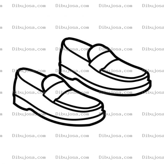 Dibujo para colorear Colorear Mocasines