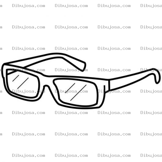 Dibujo para colorear Colorear Lentes Para Leer