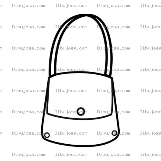 Dibujo para colorear Colorear Bolsa De Cuero De Mujer